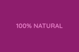 100% NATURAL